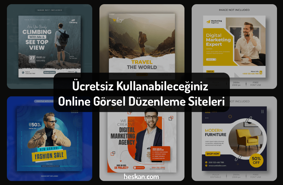 Ücretsiz Kullanabileceğiniz Online Görsel Düzenleme Siteleri