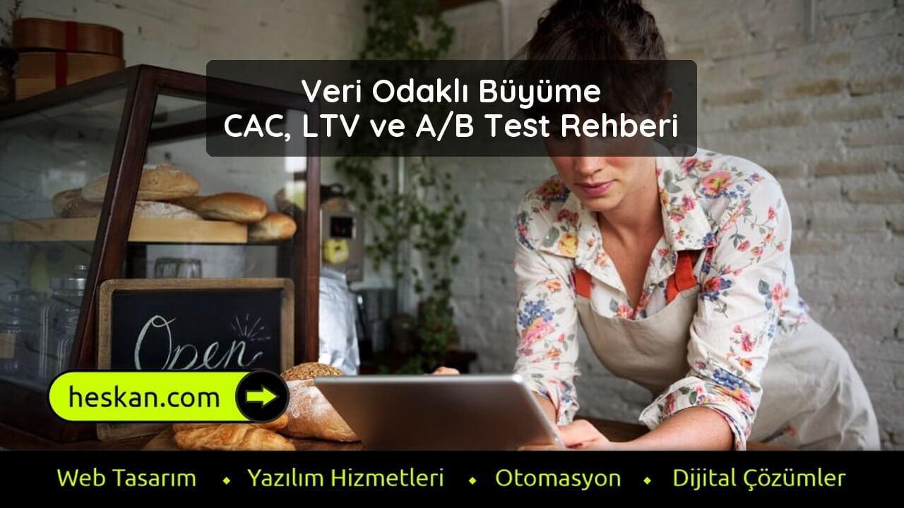 Veri Odaklı Büyüme CAC, LTV ve AB Test Rehberi
